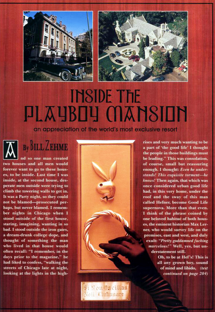 Pictorial Inside the Playboy Mansion